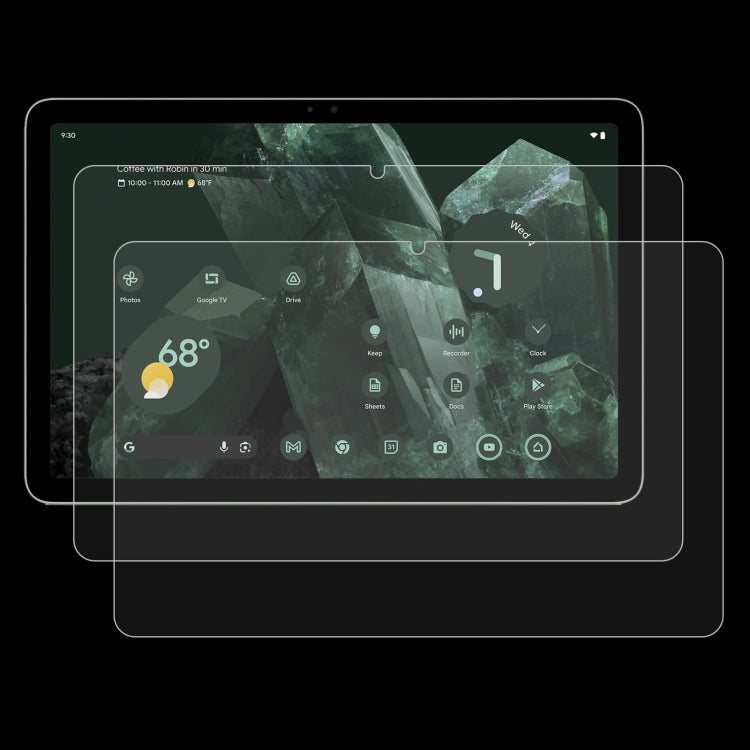 2pcs 9H 0.3mm Explosion-proof Tempered Glass Film, For Google Pixel Tablet 2 11, For Doogee T30 Pro / Google Pixel Tablet (2pcs)