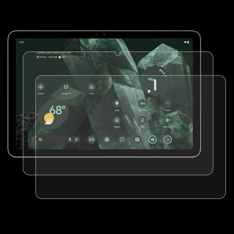 2pcs 9H 0.3mm Explosion-proof Tempered Glass Film, For Google Pixel Tablet 2 11, For Doogee T30 Pro / Google Pixel Tablet (2pcs)