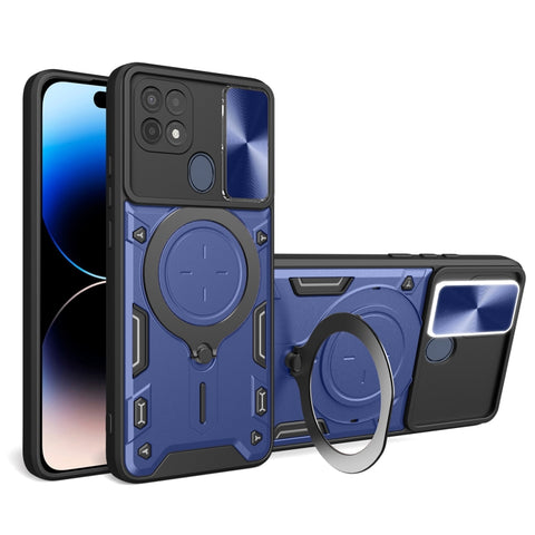 CD Texture Sliding Camshield Magnetic Holder Phone Case, For OPPO Reno7 5G, For OPPO Reno 6 4G, For OPPO A15 / A15s / A35 2021, For OPPO A53 4G, For OPPO A9 2020 / A5 2020 / A11x, For OPPO A79 5G Global