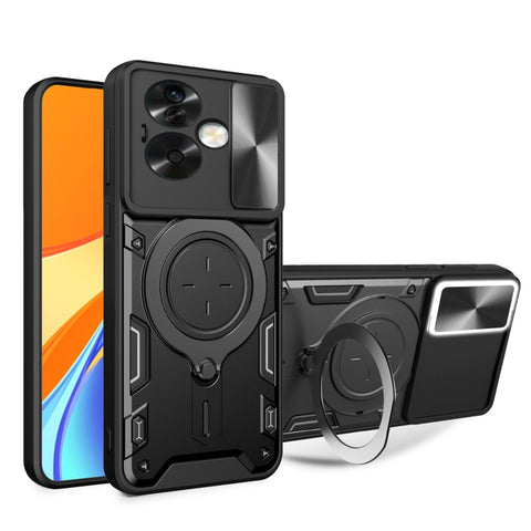 CD Texture Sliding Camshield Magnetic Holder Phone Case, For OPPO Reno7 5G, For OPPO Reno 6 4G, For OPPO A15 / A15s / A35 2021, For OPPO A53 4G, For OPPO A9 2020 / A5 2020 / A11x, For OPPO A79 5G Global