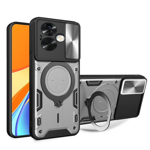 CD Texture Sliding Camshield Magnetic Holder Phone Case, For OPPO Reno7 5G, For OPPO Reno 6 4G, For OPPO A15 / A15s / A35 2021, For OPPO A53 4G, For OPPO A9 2020 / A5 2020 / A11x, For OPPO A79 5G Global