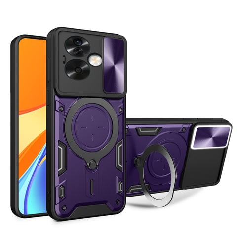 CD Texture Sliding Camshield Magnetic Holder Phone Case, For OPPO Reno7 5G, For OPPO Reno 6 4G, For OPPO A15 / A15s / A35 2021, For OPPO A53 4G, For OPPO A9 2020 / A5 2020 / A11x, For OPPO A79 5G Global