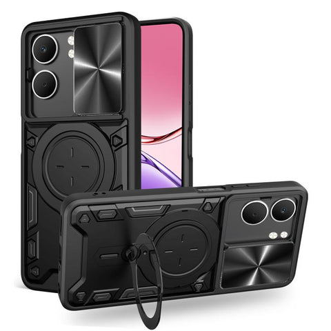 CD Texture Sliding Camshield Magnetic Holder Phone Case, For OPPO Reno16 F 5G, For OPPO Find X9 Ultra, For OPPO A6x / A6 Pro, For OPPO Find X9, For OPPO Find X9 Pro, For OPPO Reno14 F 5G Global, For OPPO A5 5G Global / A5x 5G, For OPPO Reno14 5G Global