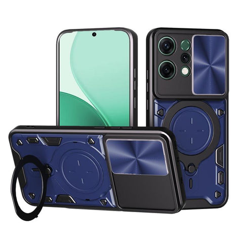 CD Texture Sliding Camshield Magnetic Holder Phone Case, For OPPO Reno16 F 5G, For OPPO Find X9 Ultra, For OPPO A6x / A6 Pro, For OPPO Find X9, For OPPO Find X9 Pro, For OPPO Reno14 F 5G Global, For OPPO A5 5G Global / A5x 5G, For OPPO Reno14 5G Global