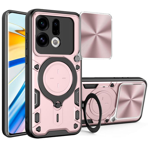 CD Texture Sliding Camshield Magnetic Holder Phone Case, For OPPO Reno16 F 5G, For OPPO Find X9 Ultra, For OPPO A6x / A6 Pro, For OPPO Find X9, For OPPO Find X9 Pro, For OPPO Reno14 F 5G Global, For OPPO A5 5G Global / A5x 5G, For OPPO Reno14 5G Global