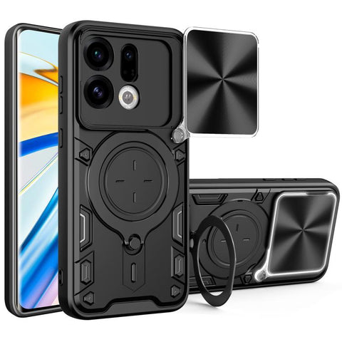 CD Texture Sliding Camshield Magnetic Holder Phone Case, For OPPO Reno16 F 5G, For OPPO Find X9 Ultra, For OPPO A6x / A6 Pro, For OPPO Find X9, For OPPO Find X9 Pro, For OPPO Reno14 F 5G Global, For OPPO A5 5G Global / A5x 5G, For OPPO Reno14 5G Global
