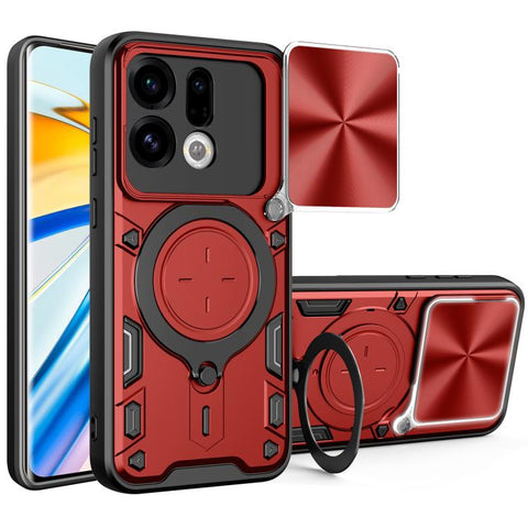 CD Texture Sliding Camshield Magnetic Holder Phone Case, For OPPO Reno16 F 5G, For OPPO Find X9 Ultra, For OPPO A6x / A6 Pro, For OPPO Find X9, For OPPO Find X9 Pro, For OPPO Reno14 F 5G Global, For OPPO A5 5G Global / A5x 5G, For OPPO Reno14 5G Global