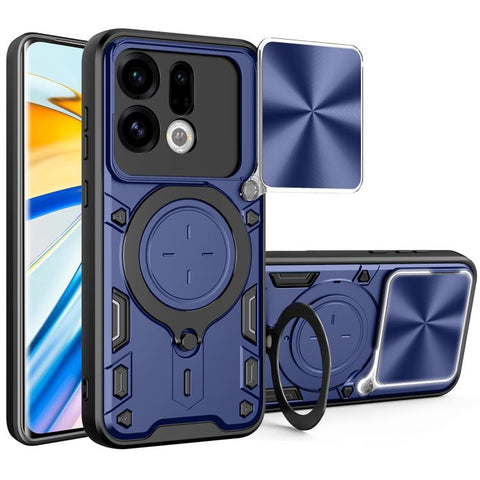 CD Texture Sliding Camshield Magnetic Holder Phone Case, For OPPO Reno16 F 5G, For OPPO Find X9 Ultra, For OPPO A6x / A6 Pro, For OPPO Find X9, For OPPO Find X9 Pro, For OPPO Reno14 F 5G Global, For OPPO A5 5G Global / A5x 5G, For OPPO Reno14 5G Global