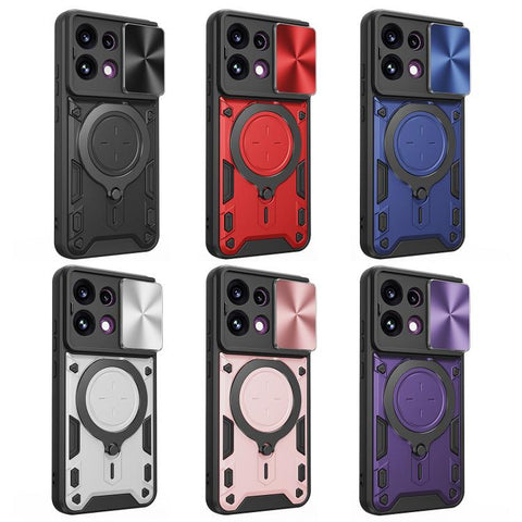 CD Texture Sliding Camshield Magnetic Holder Phone Case, For OPPO Reno16 F 5G, For OPPO Find X9 Ultra, For OPPO A6x / A6 Pro, For OPPO Find X9, For OPPO Find X9 Pro, For OPPO Reno14 F 5G Global, For OPPO A5 5G Global / A5x 5G, For OPPO Reno14 5G Global