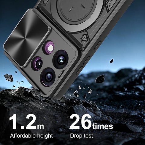 CD Texture Sliding Camshield Magnetic Holder Phone Case, For OPPO Reno16 F 5G, For OPPO Find X9 Ultra, For OPPO A6x / A6 Pro, For OPPO Find X9, For OPPO Find X9 Pro, For OPPO Reno14 F 5G Global, For OPPO A5 5G Global / A5x 5G, For OPPO Reno14 5G Global