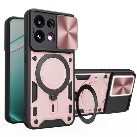 CD Texture Sliding Camshield Magnetic Holder Phone Case, For OPPO Reno16 F 5G, For OPPO Find X9 Ultra, For OPPO A6x / A6 Pro, For OPPO Find X9, For OPPO Find X9 Pro, For OPPO Reno14 F 5G Global, For OPPO A5 5G Global / A5x 5G, For OPPO Reno14 5G Global