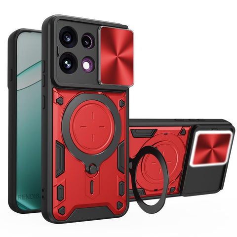 CD Texture Sliding Camshield Magnetic Holder Phone Case, For OPPO Reno16 F 5G, For OPPO Find X9 Ultra, For OPPO A6x / A6 Pro, For OPPO Find X9, For OPPO Find X9 Pro, For OPPO Reno14 F 5G Global, For OPPO A5 5G Global / A5x 5G, For OPPO Reno14 5G Global