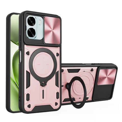 CD Texture Sliding Camshield Magnetic Holder Phone Case, For OPPO Reno16 F 5G, For OPPO Find X9 Ultra, For OPPO A6x / A6 Pro, For OPPO Find X9, For OPPO Find X9 Pro, For OPPO Reno14 F 5G Global, For OPPO A5 5G Global / A5x 5G, For OPPO Reno14 5G Global