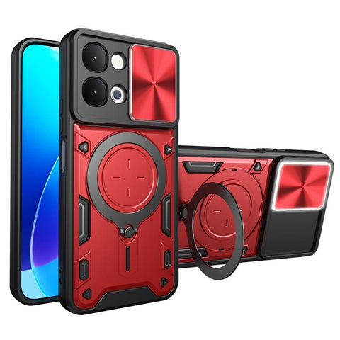 CD Texture Sliding Camshield Magnetic Holder Phone Case, For vivo Y500i 5G, For vivo V60 Lite 4G / 5G, For vivo Y400 5G Global, For vivo V60 5G, For vivo S20 Pro / T4 Ultra 5G, For vivo Y400 Pro 5G India, For vivo iQOO Z10 Turbo / Y300 GT              ...