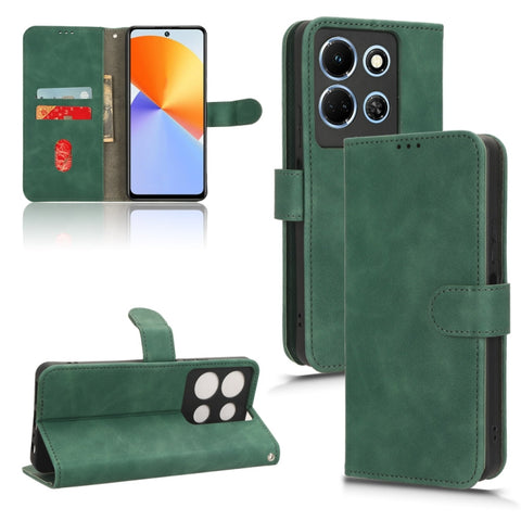 Skin Feel Magnetic Flip Leather Phone Case, For Infinix Note 30i, For Infinix Note 30, For Infinix Note 30 4G, For Infinix Note 30 VIP