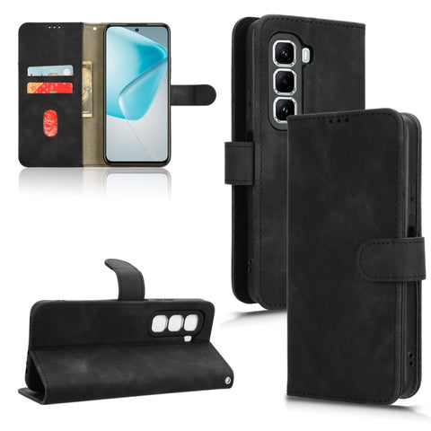 Skin Feel Magnetic Flip Leather Phone Case, For Infinix Note 50s, For Infinix Note 50x, For Infinix Note 50 Pro 4G, For Infinix Hot 50 Pro, For Infinix Hot 50i / Smart 9, For Infinix Hot 50 Pro+, For Infinix Hot 50 4G, For Infinix Hot 50 5G            ...