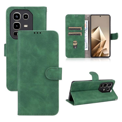 Skin Feel Magnetic Flip Leather Phone Case, For Infinix Note 50s, For Infinix Note 50x, For Infinix Note 50 Pro 4G, For Infinix Hot 50 Pro, For Infinix Hot 50i / Smart 9, For Infinix Hot 50 Pro+, For Infinix Hot 50 4G, For Infinix Hot 50 5G            ...
