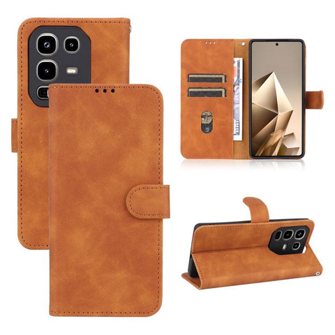 Skin Feel Magnetic Flip Leather Phone Case, For Infinix Note 50s, For Infinix Note 50x, For Infinix Note 50 Pro 4G, For Infinix Hot 50 Pro, For Infinix Hot 50i / Smart 9, For Infinix Hot 50 Pro+, For Infinix Hot 50 4G, For Infinix Hot 50 5G            ...