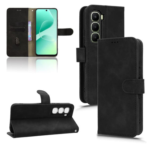 Skin Feel Magnetic Flip Leather Phone Case, For Infinix Hot 70 Pro 5G, For Infinix GT 50 Pro 5G, For Infinix Hot 70 4G, For Infinix Note 60 Ultra 5G, For Infinix Note Edge 5G, For Infinix Hot 60 5G, For Infinix Hot 60 Pro+ 4G, For Infinix Hot 60 Pro 4G...