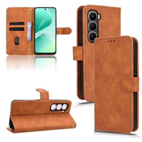 Skin Feel Magnetic Flip Leather Phone Case, For Infinix Hot 70 Pro 5G, For Infinix GT 50 Pro 5G, For Infinix Hot 70 4G, For Infinix Note 60 Ultra 5G, For Infinix Note Edge 5G, For Infinix Hot 60 5G, For Infinix Hot 60 Pro+ 4G, For Infinix Hot 60 Pro 4G...