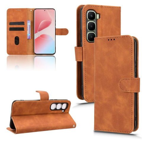 Skin Feel Magnetic Flip Leather Phone Case, For Infinix Hot 70 Pro 5G, For Infinix GT 50 Pro 5G, For Infinix Hot 70 4G, For Infinix Note 60 Ultra 5G, For Infinix Note Edge 5G, For Infinix Hot 60 5G, For Infinix Hot 60 Pro+ 4G, For Infinix Hot 60 Pro 4G...