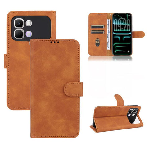 Skin Feel Magnetic Flip Leather Phone Case, For Infinix Hot 70 Pro 5G, For Infinix GT 50 Pro 5G, For Infinix Hot 70 4G, For Infinix Note 60 Ultra 5G, For Infinix Note Edge 5G, For Infinix Hot 60 5G, For Infinix Hot 60 Pro+ 4G, For Infinix Hot 60 Pro 4G...