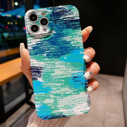 Precise Hole Camouflage Pattern PC Phone Case, For iPhone 14 Pro, For iPhone 14 Pro Max, For iPhone SE 2022 / 2020 / 8 / 7, For iPhone 13 Pro Max, For iPhone 13 Pro, For iPhone 13