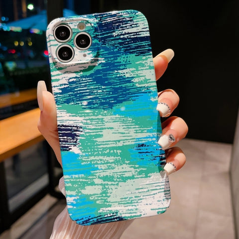Precise Hole Camouflage Pattern PC Phone Case, For iPhone 11, For iPhone 11 Pro, For iPhone X / XS, For iPhone XR, For iPhone XS Max, For iPhone 8 Plus / 7 Plus