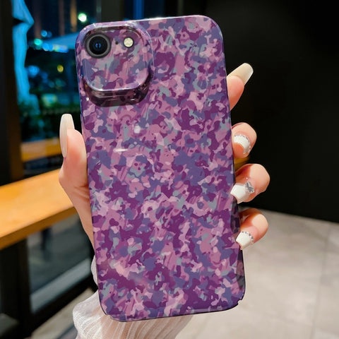 Precise Hole Camouflage Pattern PC Phone Case, For iPhone 14 Pro, For iPhone 14 Pro Max, For iPhone SE 2022 / 2020 / 8 / 7, For iPhone 13 Pro Max, For iPhone 13 Pro, For iPhone 13