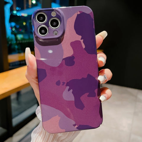 Precise Hole Camouflage Pattern PC Phone Case, For iPhone 15 Pro Max, For iPhone 15 Pro, For iPhone 15 Plus, For iPhone 15, For iPhone 14 Plus, For iPhone 14