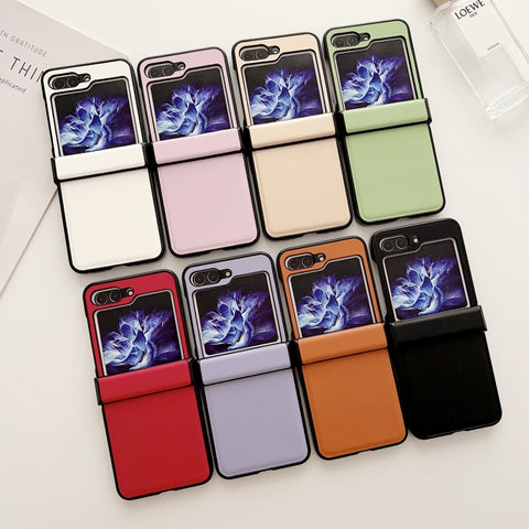 Pure Color Hinge Shockproof Phone Case, For Samsung Galaxy Z Flip5