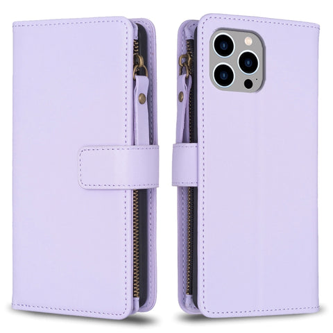 9 Card Slots Zipper Wallet Leather Flip Phone Case, For iPhone 12 Pro Max, For iPhone 11 Pro Max, For iPhone 11, For iPhone 11 Pro, For iPhone XS / X, For iPhone XR, For iPhone XS Max, For iPhone 8 Plus / 7 Plus