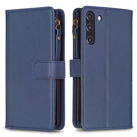 9 Card Slots Zipper Wallet Leather Flip Phone Case, For Samsung Galaxy A22 4G, For Samsung Galaxy A22 5G, For Samsung Galaxy S21 FE 5G, For Samsung Galaxy A23 4G, For Samsung Galaxy A32 4G, For Samsung Galaxy A72, For Samsung Galaxy A52                ...