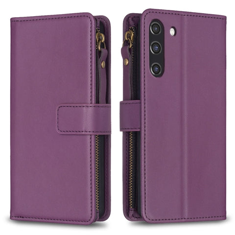 9 Card Slots Zipper Wallet Leather Flip Phone Case, For Samsung Galaxy A22 4G, For Samsung Galaxy A22 5G, For Samsung Galaxy S21 FE 5G, For Samsung Galaxy A23 4G, For Samsung Galaxy A32 4G, For Samsung Galaxy A72, For Samsung Galaxy A52                ...