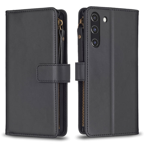 9 Card Slots Zipper Wallet Leather Flip Phone Case, For Samsung Galaxy A22 4G, For Samsung Galaxy A22 5G, For Samsung Galaxy S21 FE 5G, For Samsung Galaxy A23 4G, For Samsung Galaxy A32 4G, For Samsung Galaxy A72, For Samsung Galaxy A52                ...