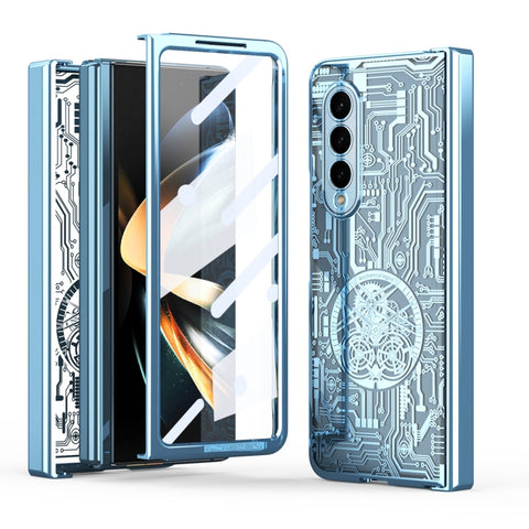 Mechanical Legend Integrated Electroplating All-inclusive Phone Case, For Samsung Galaxy Z Fold3 5G, For Samsung Galaxy Z Fold2 5G