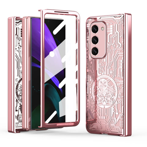 Mechanical Legend Integrated Electroplating All-inclusive Phone Case, For Samsung Galaxy Z Fold3 5G, For Samsung Galaxy Z Fold2 5G
