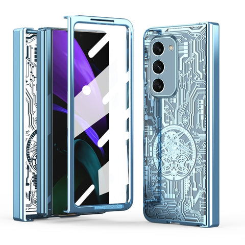 Mechanical Legend Integrated Electroplating All-inclusive Phone Case, For Samsung Galaxy Z Fold3 5G, For Samsung Galaxy Z Fold2 5G