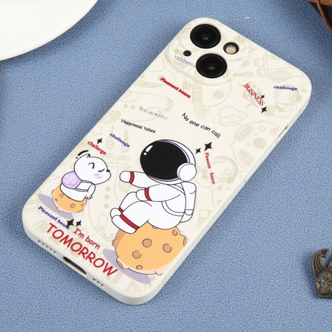 Astronaut Pattern Frosted TPU Phone Case, For iPhone XS / X, For iPhone XR, For iPhone XS Max, For iPhone 8 Plus / 7 Plus