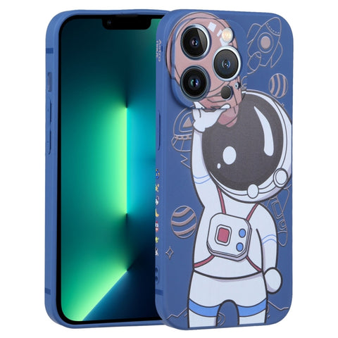 Spaceman Binoculars Phone Case, For iPhone SE 2022 / SE 2020 / 8 / 7, For iPhone 13 Pro Max, For iPhone 13 Pro, For iPhone 13, For iPhone 13 mini, For iPhone 12, For iPhone 12 Pro Max, For iPhone 12 Pro