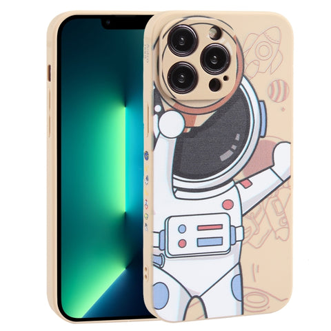 Spaceman Binoculars Phone Case, For iPhone SE 2022 / SE 2020 / 8 / 7, For iPhone 13 Pro Max, For iPhone 13 Pro, For iPhone 13, For iPhone 13 mini, For iPhone 12, For iPhone 12 Pro Max, For iPhone 12 Pro