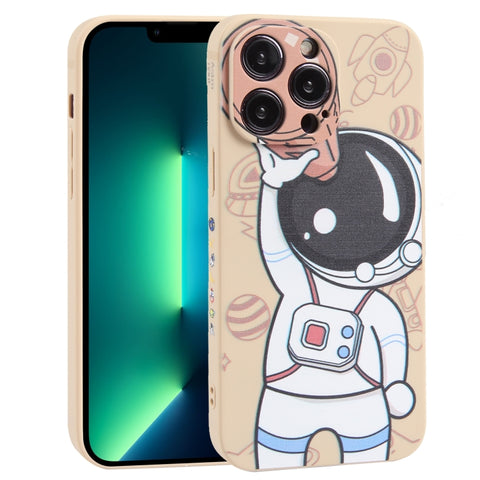 Spaceman Binoculars Phone Case, For iPhone SE 2022 / SE 2020 / 8 / 7, For iPhone 13 Pro Max, For iPhone 13 Pro, For iPhone 13, For iPhone 13 mini, For iPhone 12, For iPhone 12 Pro Max, For iPhone 12 Pro
