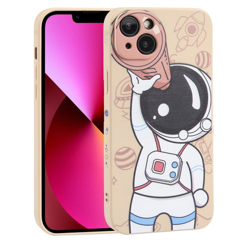 Spaceman Binoculars Phone Case, For iPhone SE 2022 / SE 2020 / 8 / 7, For iPhone 13 Pro Max, For iPhone 13 Pro, For iPhone 13, For iPhone 13 mini, For iPhone 12, For iPhone 12 Pro Max, For iPhone 12 Pro