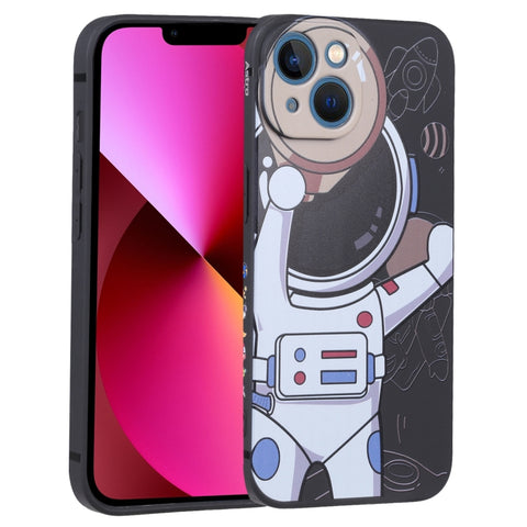 Spaceman Binoculars Phone Case, For iPhone SE 2022 / SE 2020 / 8 / 7, For iPhone 13 Pro Max, For iPhone 13 Pro, For iPhone 13, For iPhone 13 mini, For iPhone 12, For iPhone 12 Pro Max, For iPhone 12 Pro