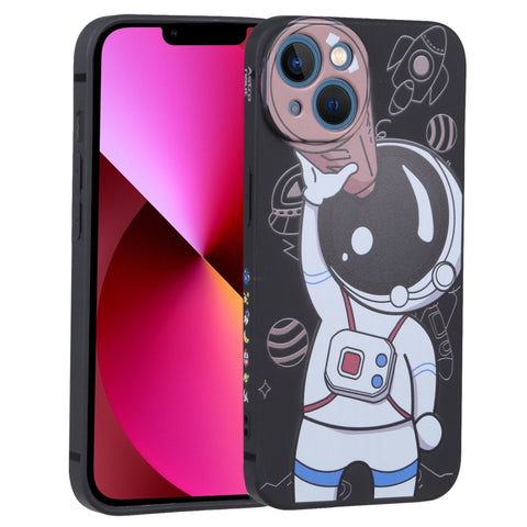 Spaceman Binoculars Phone Case, For iPhone SE 2022 / SE 2020 / 8 / 7, For iPhone 13 Pro Max, For iPhone 13 Pro, For iPhone 13, For iPhone 13 mini, For iPhone 12, For iPhone 12 Pro Max, For iPhone 12 Pro