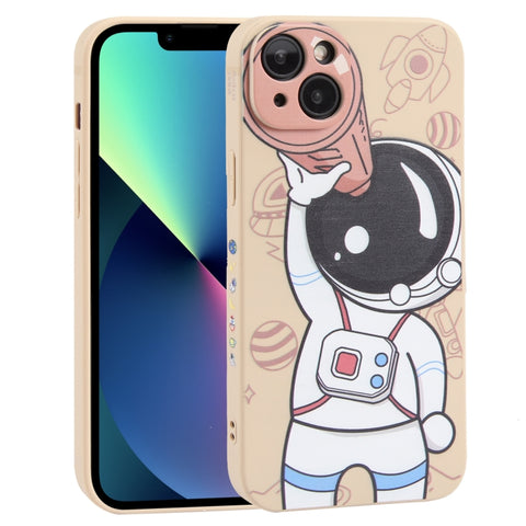 Spaceman Binoculars Phone Case, For iPhone SE 2022 / SE 2020 / 8 / 7, For iPhone 13 Pro Max, For iPhone 13 Pro, For iPhone 13, For iPhone 13 mini, For iPhone 12, For iPhone 12 Pro Max, For iPhone 12 Pro