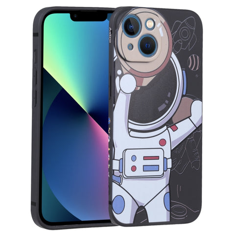 Spaceman Binoculars Phone Case, For iPhone SE 2022 / SE 2020 / 8 / 7, For iPhone 13 Pro Max, For iPhone 13 Pro, For iPhone 13, For iPhone 13 mini, For iPhone 12, For iPhone 12 Pro Max, For iPhone 12 Pro