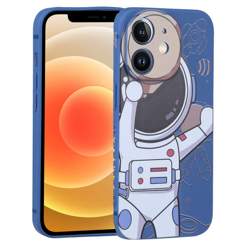 Spaceman Binoculars Phone Case, For iPhone SE 2022 / SE 2020 / 8 / 7, For iPhone 13 Pro Max, For iPhone 13 Pro, For iPhone 13, For iPhone 13 mini, For iPhone 12, For iPhone 12 Pro Max, For iPhone 12 Pro