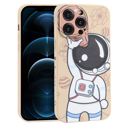 Spaceman Binoculars Phone Case, For iPhone SE 2022 / SE 2020 / 8 / 7, For iPhone 13 Pro Max, For iPhone 13 Pro, For iPhone 13, For iPhone 13 mini, For iPhone 12, For iPhone 12 Pro Max, For iPhone 12 Pro