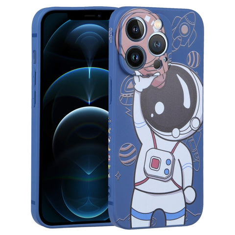 Spaceman Binoculars Phone Case, For iPhone SE 2022 / SE 2020 / 8 / 7, For iPhone 13 Pro Max, For iPhone 13 Pro, For iPhone 13, For iPhone 13 mini, For iPhone 12, For iPhone 12 Pro Max, For iPhone 12 Pro
